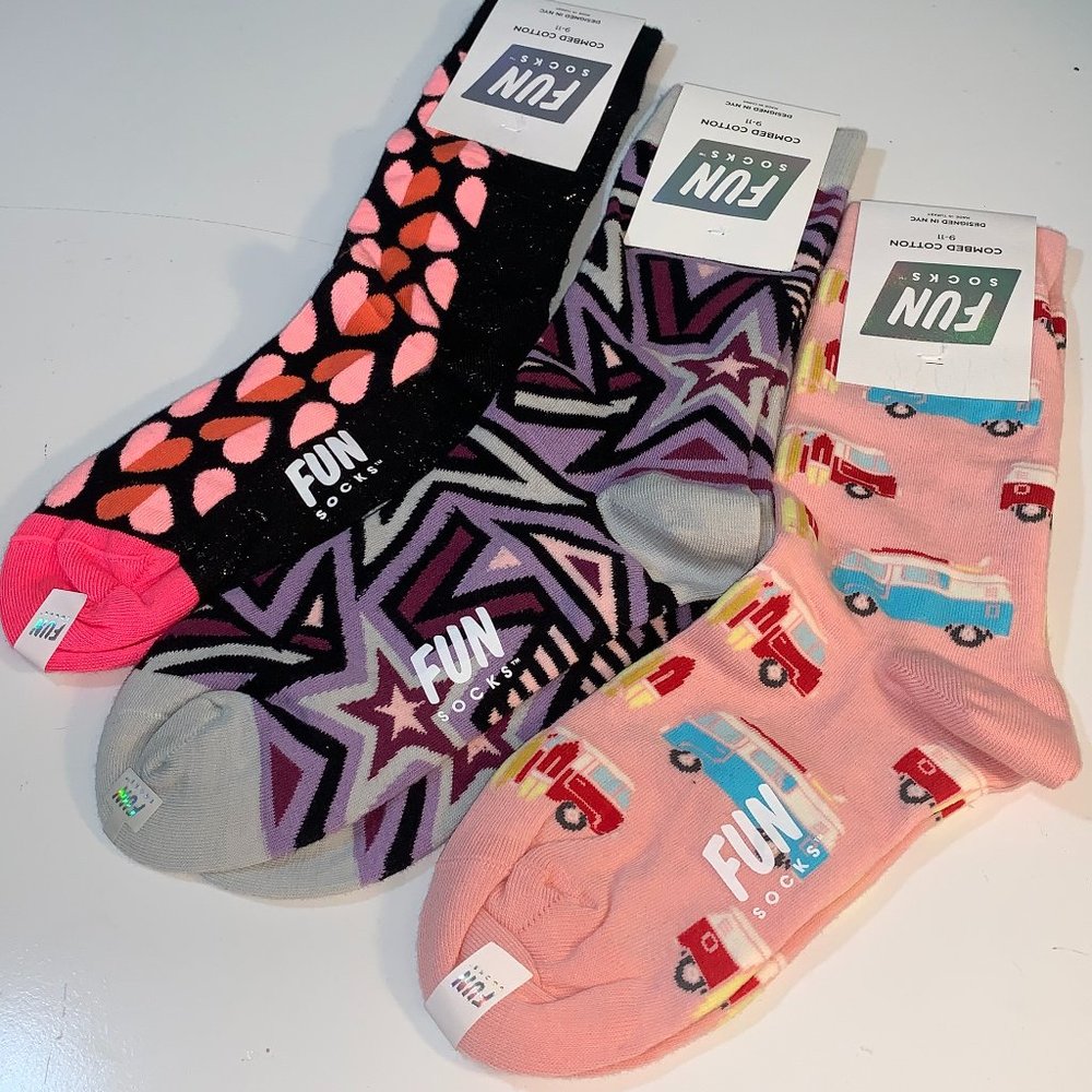 FUN SOCKS- Women's 3 Pair Bundle